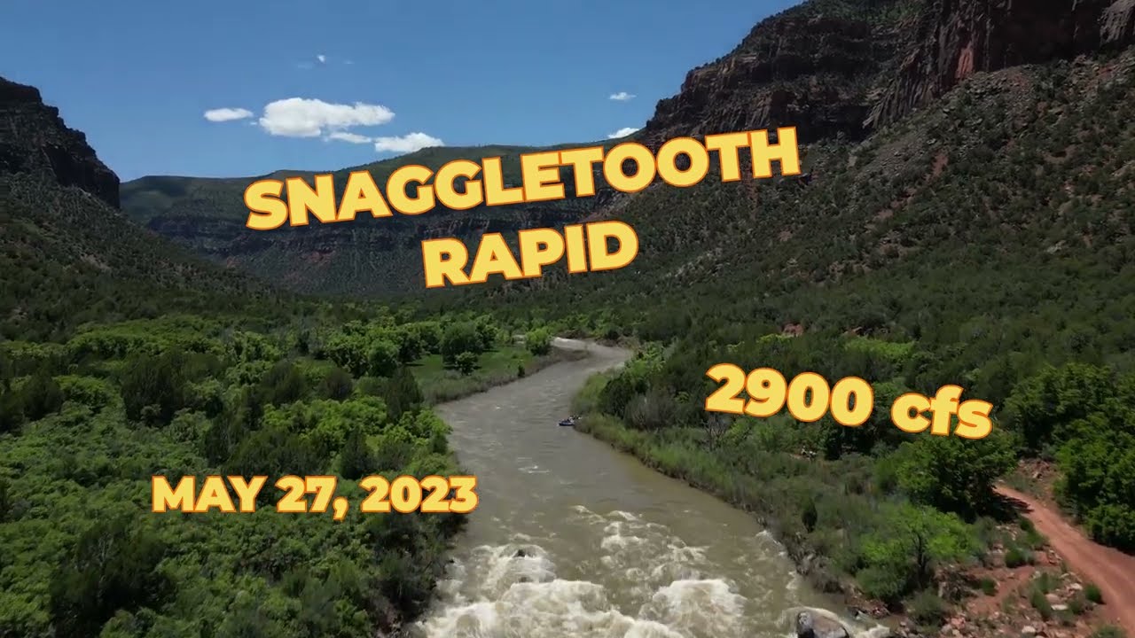 Snaggletooth Rapid - Dolores River - 2900cfs
