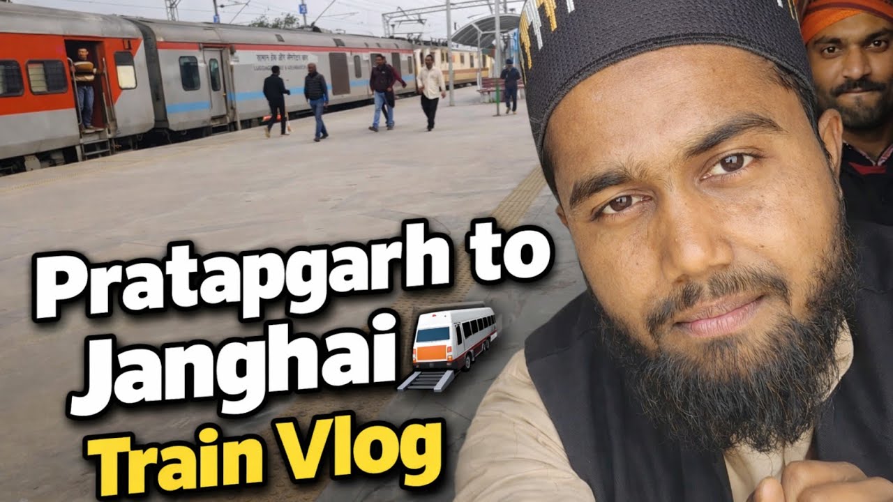 Train Travel Vlog 🚆 Pratapgarh to Janghai | Public Reaction