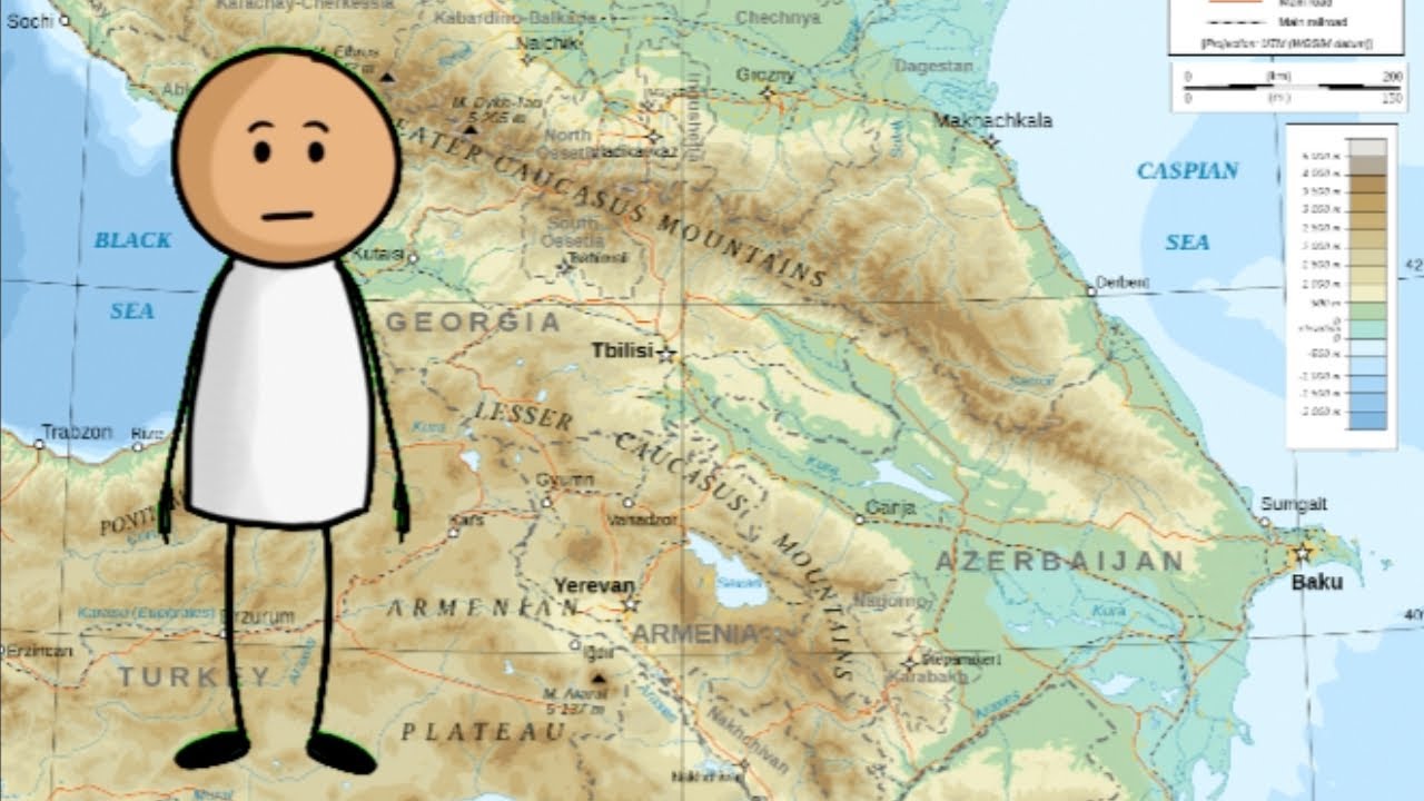 The Geography of the Caucasus Region