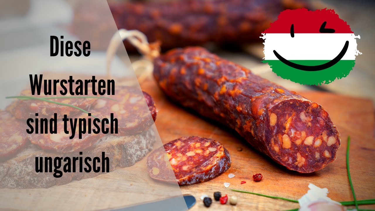 Typische Ungarische Wurstspezialit&auml;ten / Salami, Kolb&aacute;sz , Hurka, Debreziner