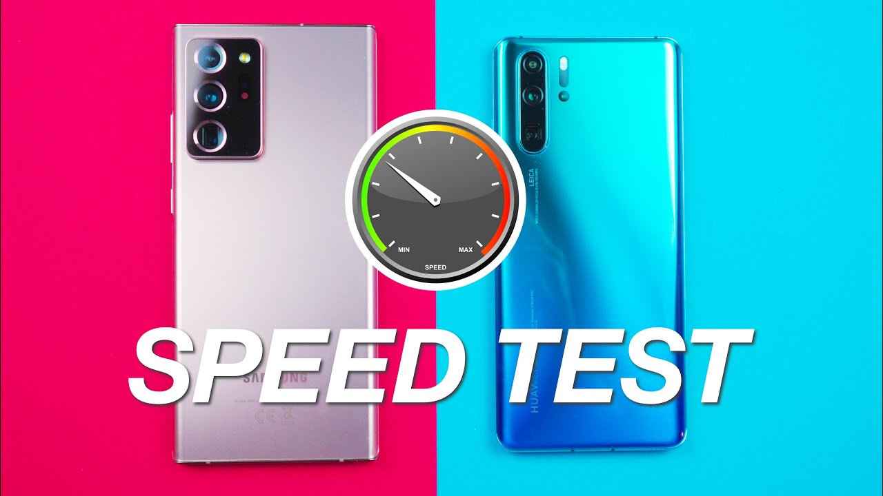 Note 20 Ultra VS Huawei P30 Pro SPEED TEST 🔥 (ASMR)