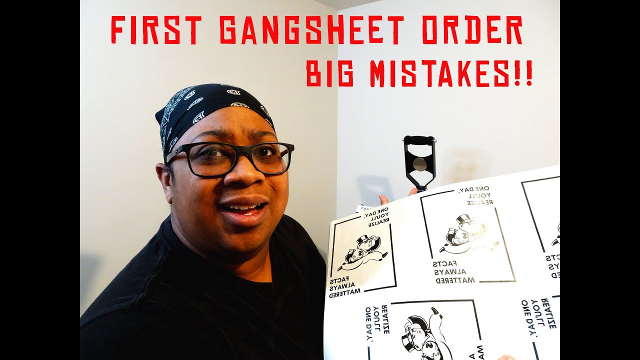 First Gangsheet Order