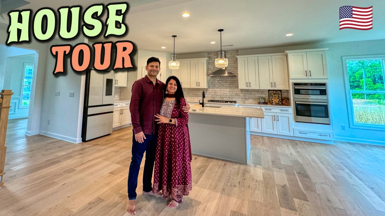 Bought Our FIRST HOUSE in USA 🇺🇸 -  Indian Home Tour