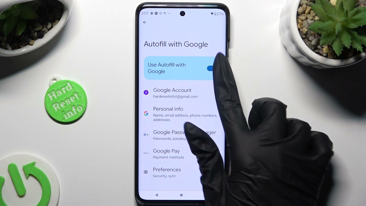 How to Disable Google Passwords Autofill on MOTOROLA Edge 40 Neo