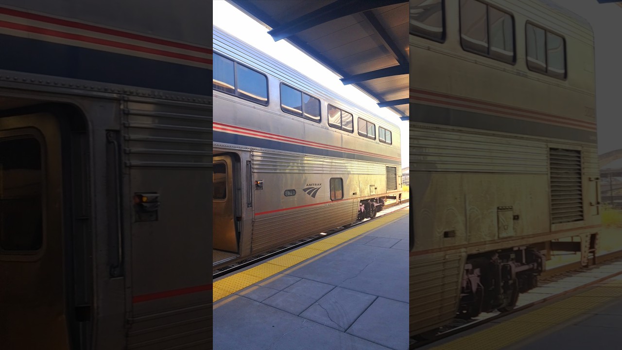Both Amtrak Empire Builder and Borealis trains at St. Paul Union Depot!