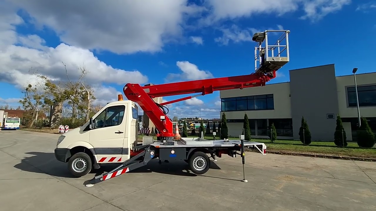 Podnośnik Koszowy Mercedes Sprinter Wumag WTB22 22m 2009r
