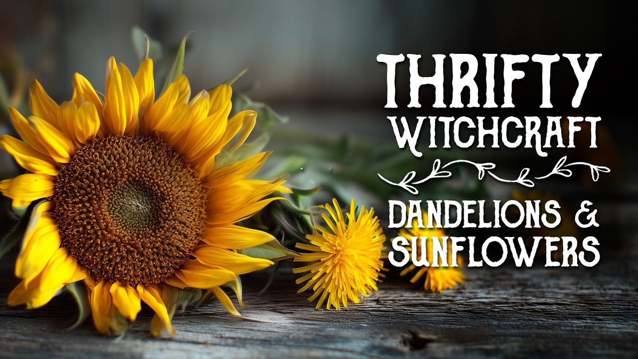 Dandelion and Sunflower Magic for Confidence and Abundance - Magical Crafting