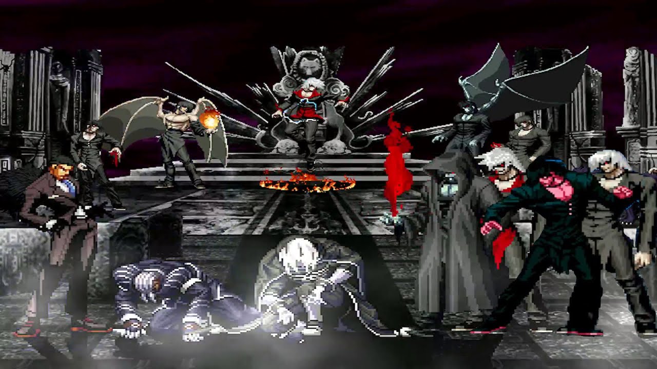 [KOF MUGEN] Gustab M. VS Element Team