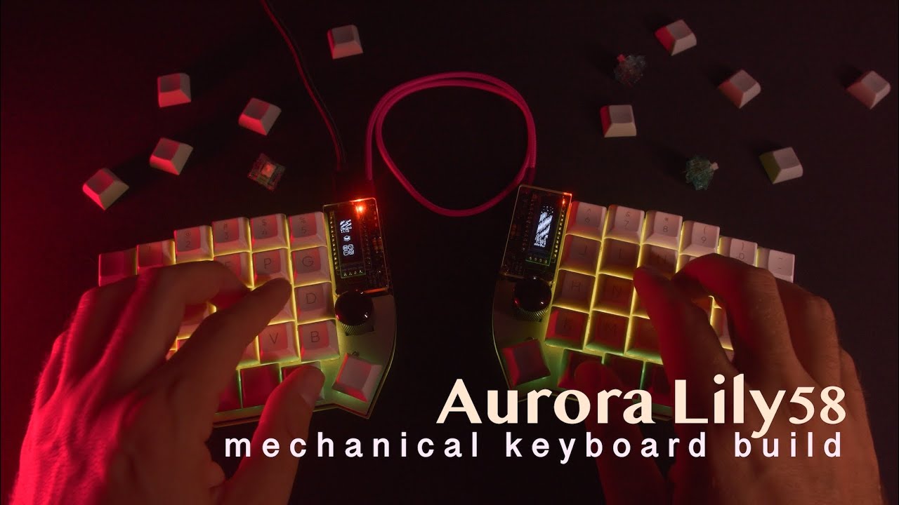 Aurora Lily58 Build (mechanical keyboard start to finish)