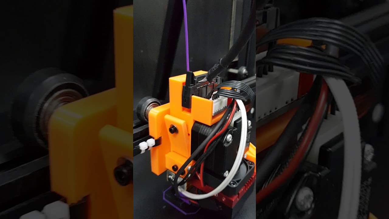 WANHAO DUPLICATOR D9 3D PRINTED DUAL GEAR EXTRUDER