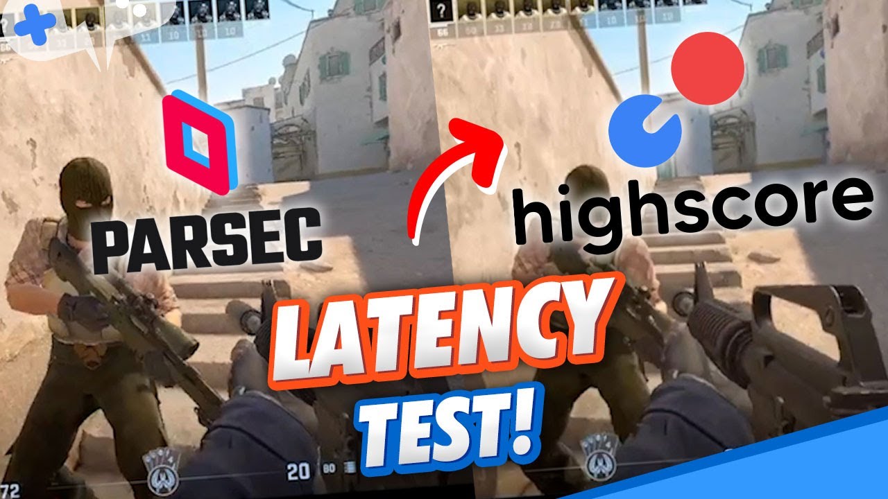 Highscore LATENCY Test vs PARSEC App