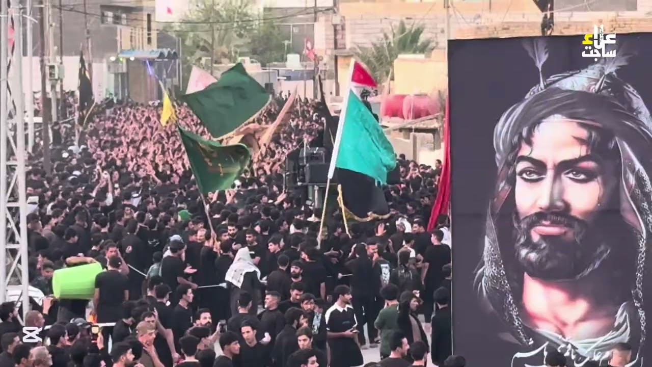 موكب ابناء لواء العباس ع / ذي قار  /ناحية المنار الثالث عشر من محرم الحرام ١٤٤٧ هجري