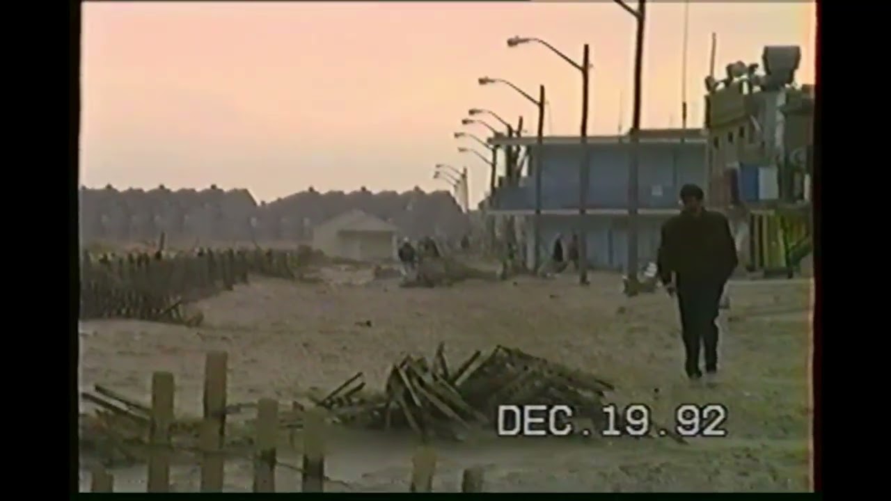 Squan Beach Dec 92 Storm Aftermath