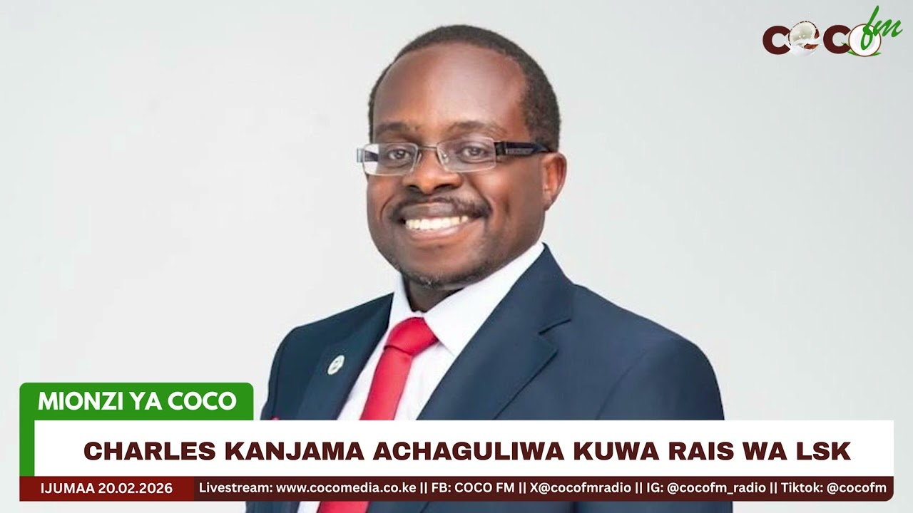 CHARLES KANJAMA ACHAGULIWA KUWA RAIS WA LSK