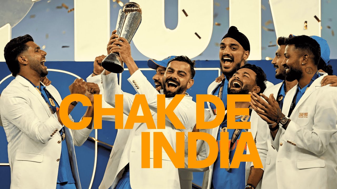 Chak De India Anthem | ICC World Champion Trophy 2025 Final | India vs New Zealand 🏆