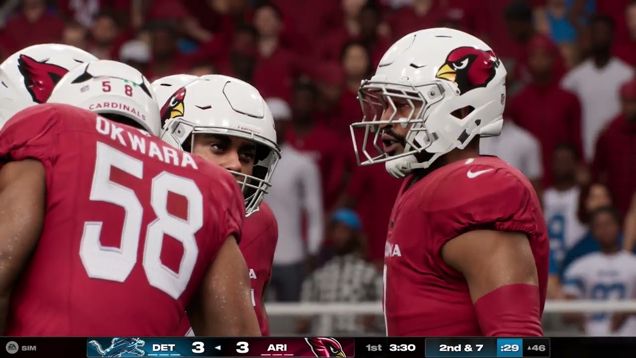 Madden NFL 25 Gameplay: Detroit Lions vs Arizona Cardinals - (Xbox Series X) [4K60FPS]