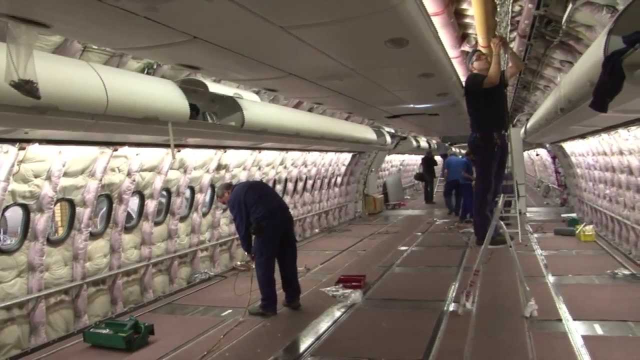Nuevas cabinas de los A340-600