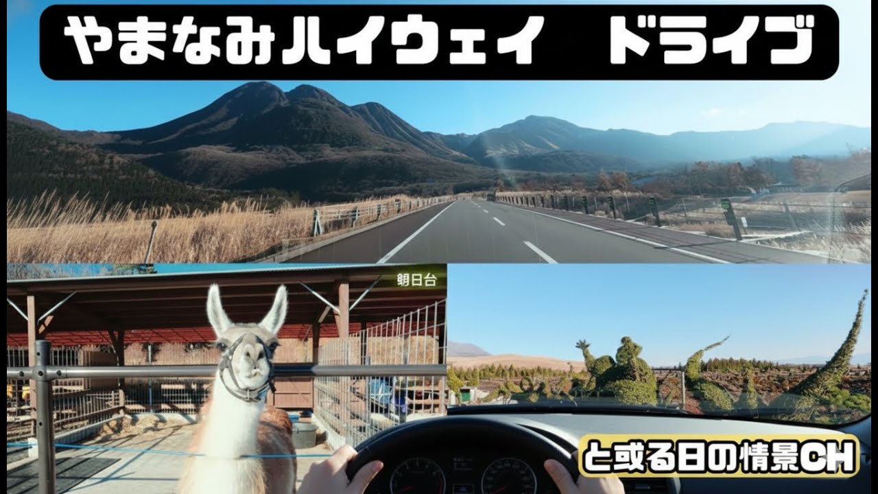 やまなみハイウェイをドライブしてみた。