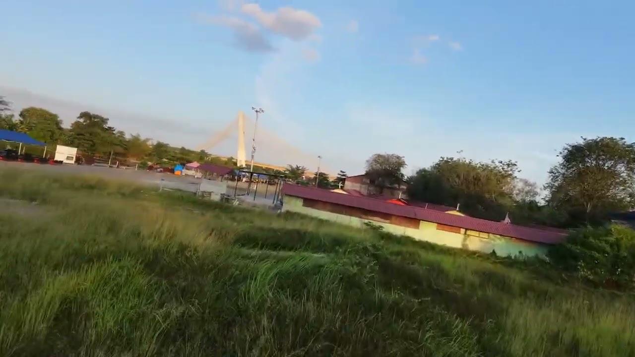 Sore asik di bekas pelabuhan besar pekan baru 🌅😅🧚