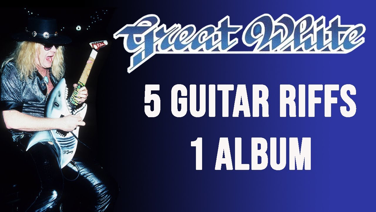 GREAT WHITE Great White 5 Guitar Riffs lesson