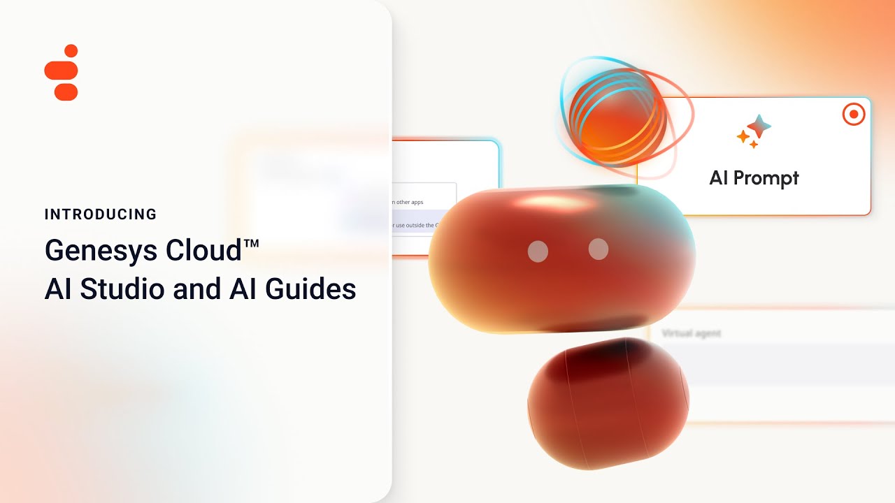 Genesys Cloud AI Studio and AI Guides for the agentic AI era