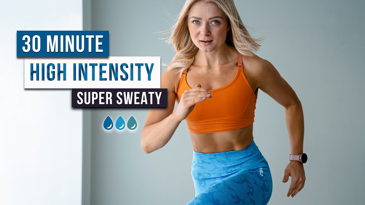 Day 3 - 30 MIN CARDIO KILLER HIIT - Full Body, No Equipment, No Repeat