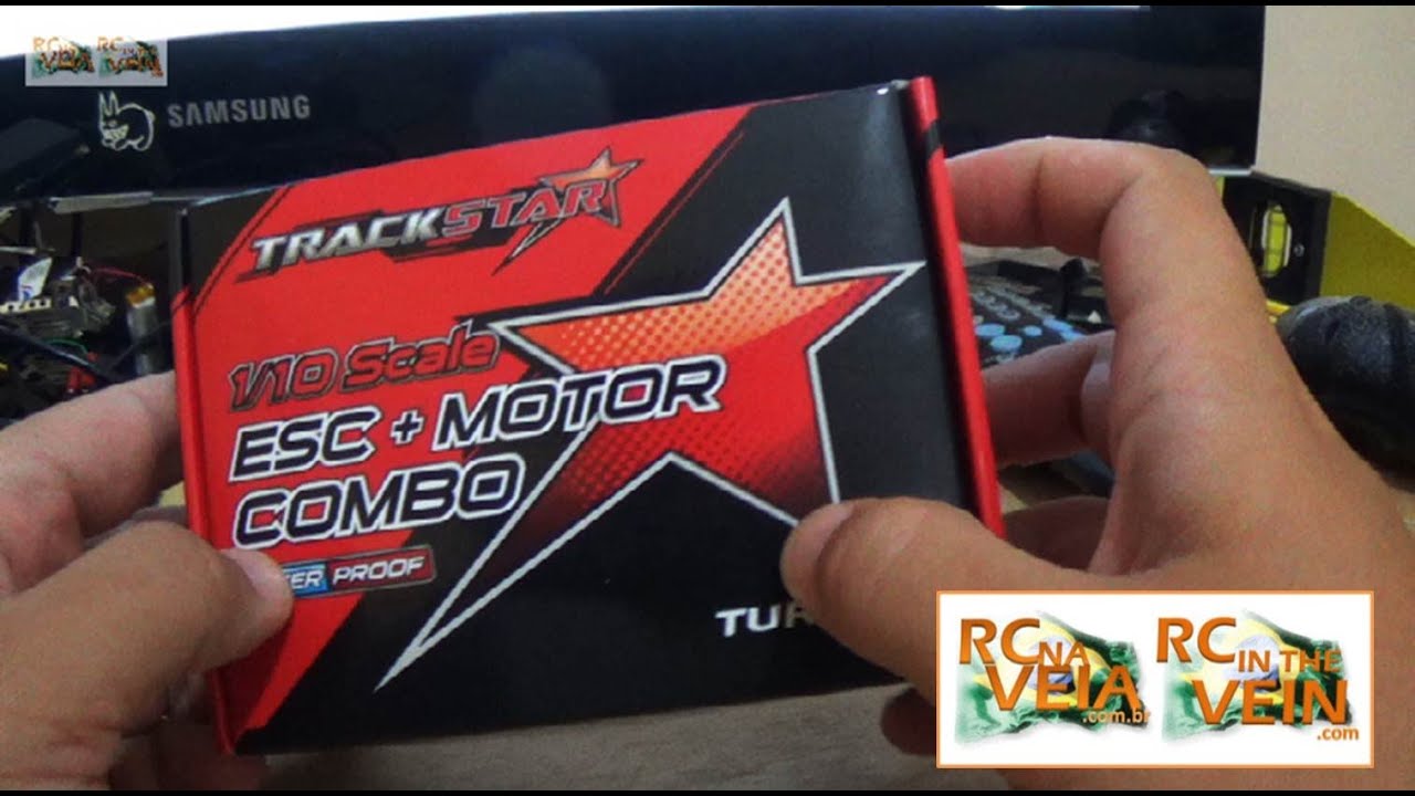 RCNAVEIA -TrackStar Waterproof Combo esc+motor