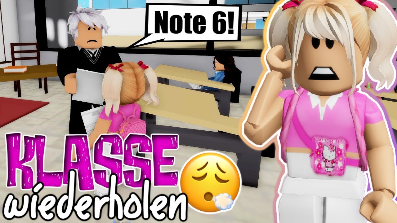 ich muss die KLASSE WIEDERHOLEN ♻️ in BROOKHAVEN 😭 Roblox Roleplay Story RP DEUTSCH