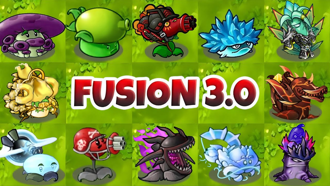 PVZ Fusion 3.0 Challenge New Update - All NEW Plants Fusion Vs - Ultimate Black Horse Zombie