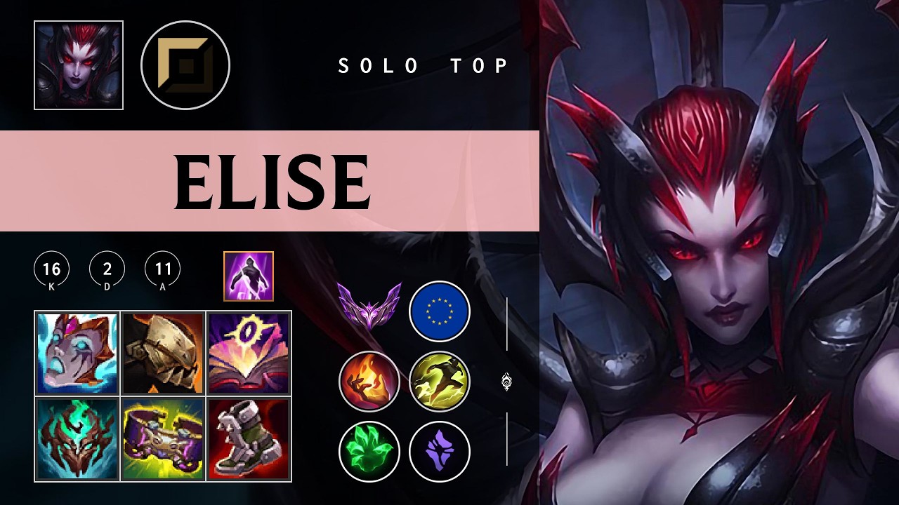 Elise Top vs Renekton - EUW Master Patch 26.05