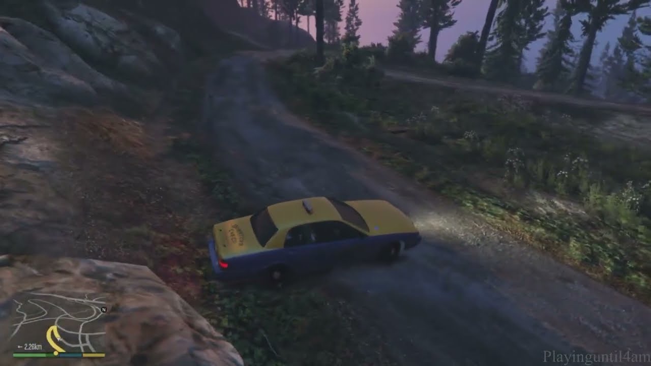 Trabajando como Taxista en GTA V 67# [PS4].