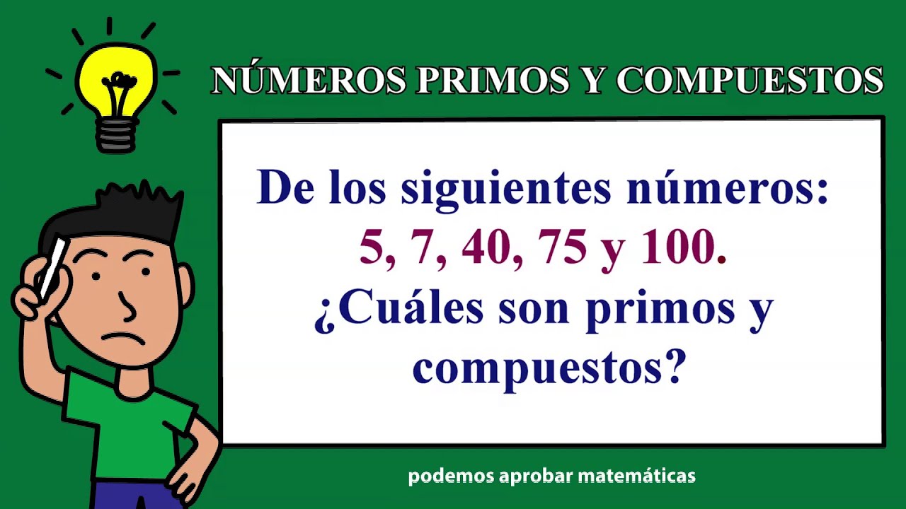 NÚMEROS PRIMOS Y COMPUESTOS