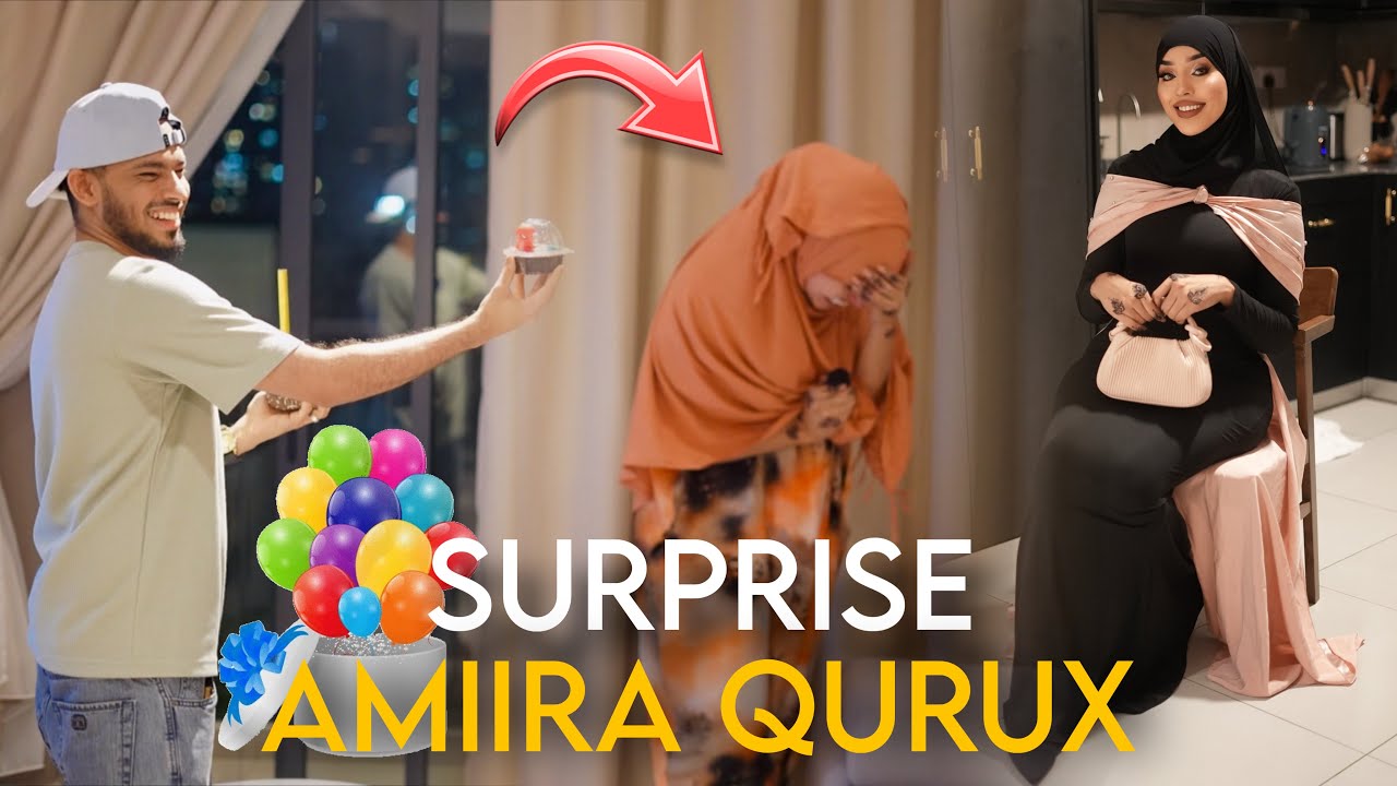 AMIIRA QURUX SURPRISE UGU TAGAY SANAD KA DIB FARXAD DARTIISA…!!!🥹