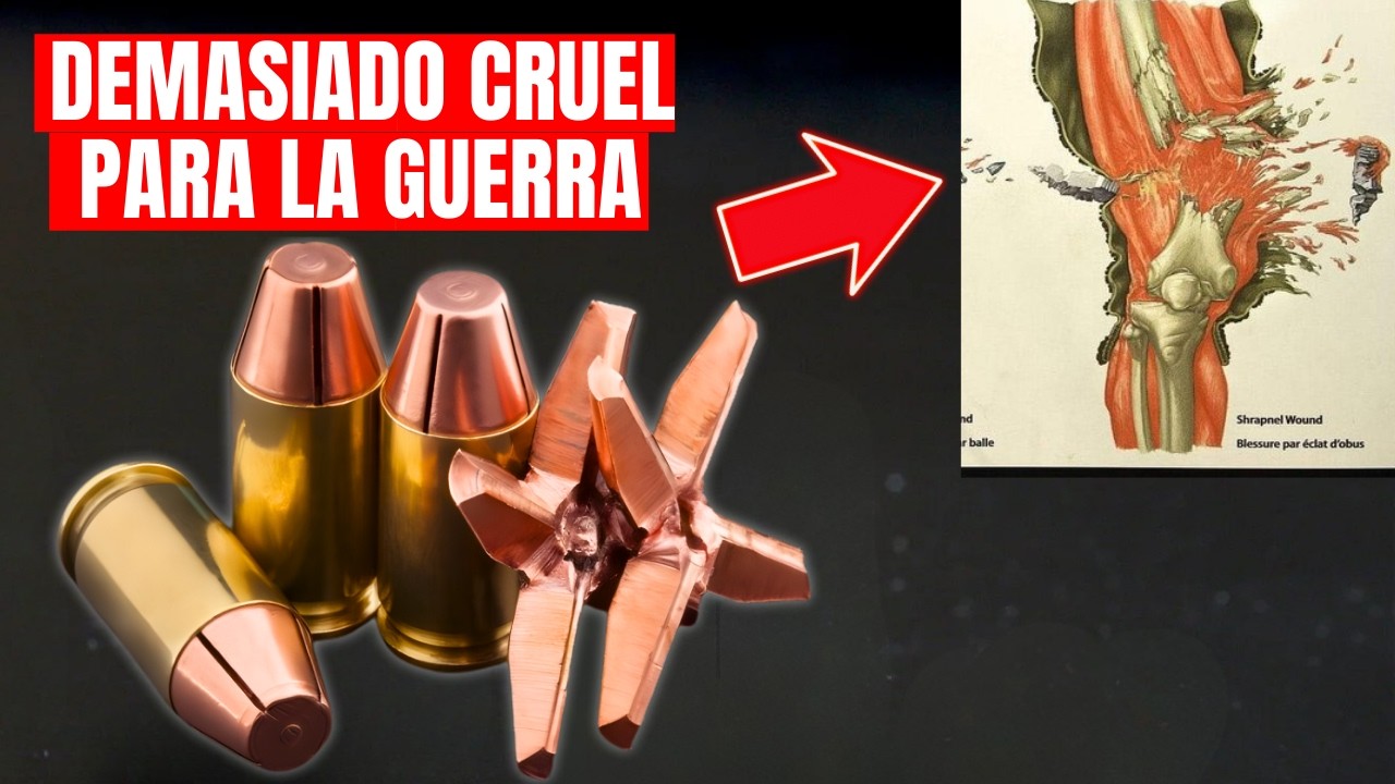 Porque La Policía usa Esta Bala Prohibida en la GUERRA