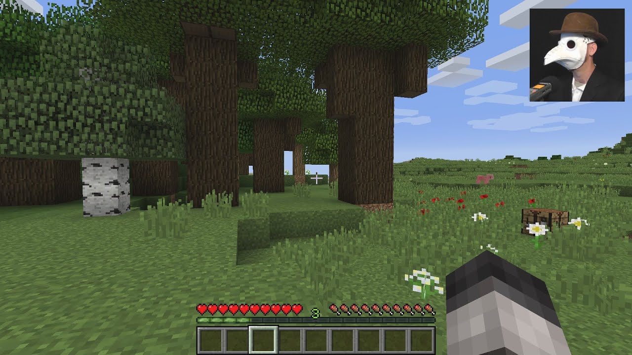 Let's Play Minecraft with Corvus Clemmons, ASMR Plague Doctor