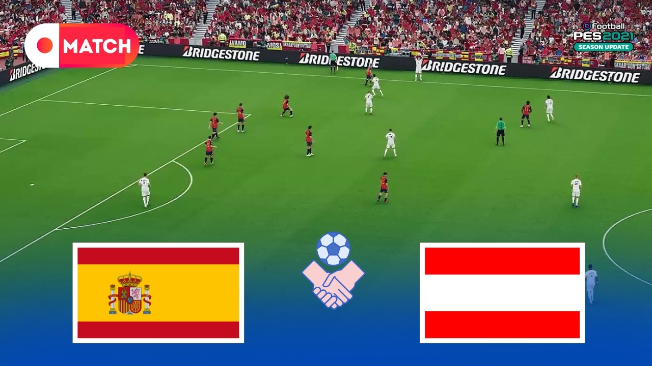 Spain vs Austria | World Cup 2026 Full Gameplay Simulation | eFootball PES 2021