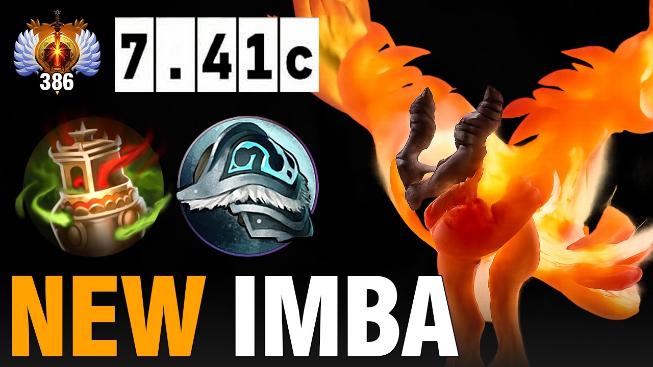 Phoenix Mid IMBA Rank 386 Immortal in Patch 7.41c Is a Complete Mid With    Gameplay