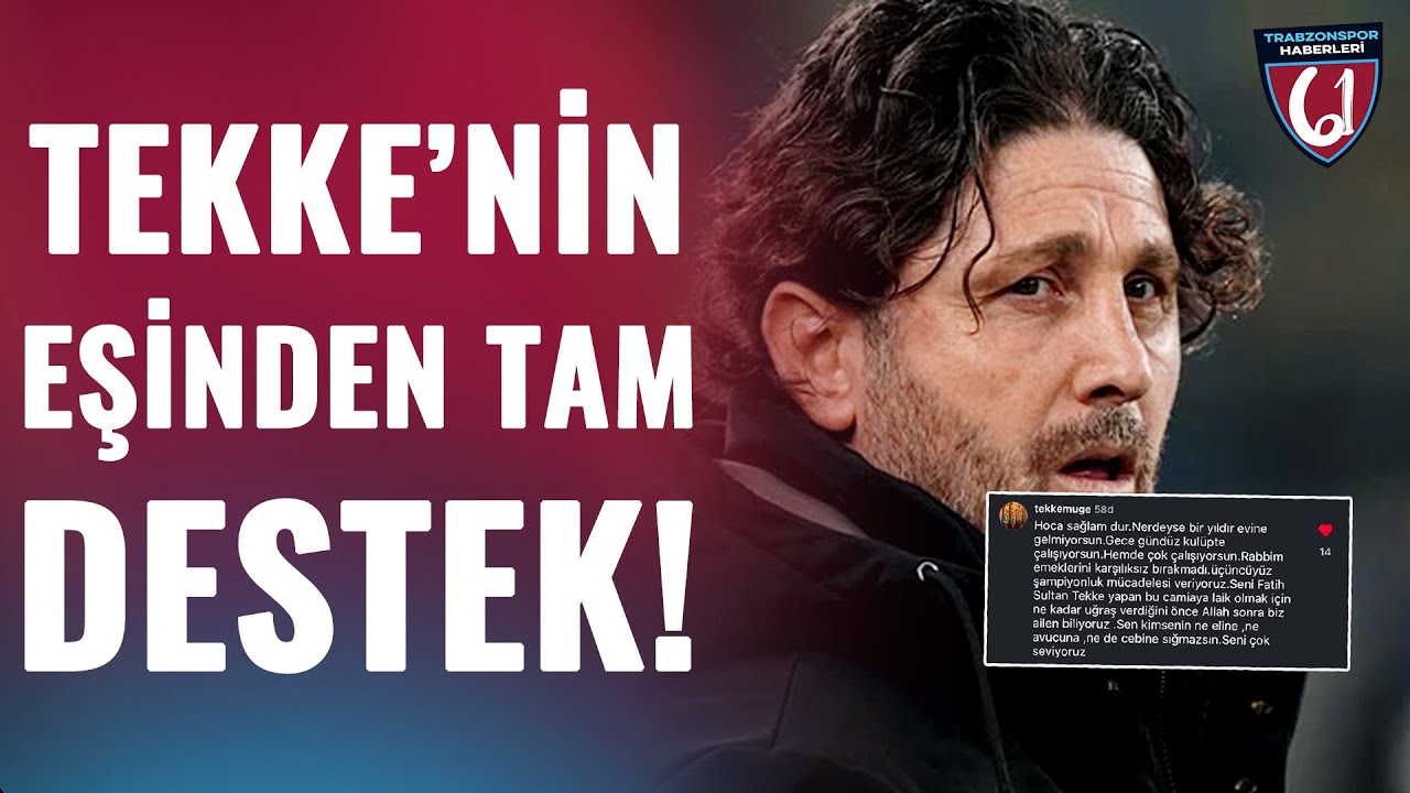 SICAK GELİŞME | Fatih Tekke'nin Eşinden Flaş Paylaşım! 