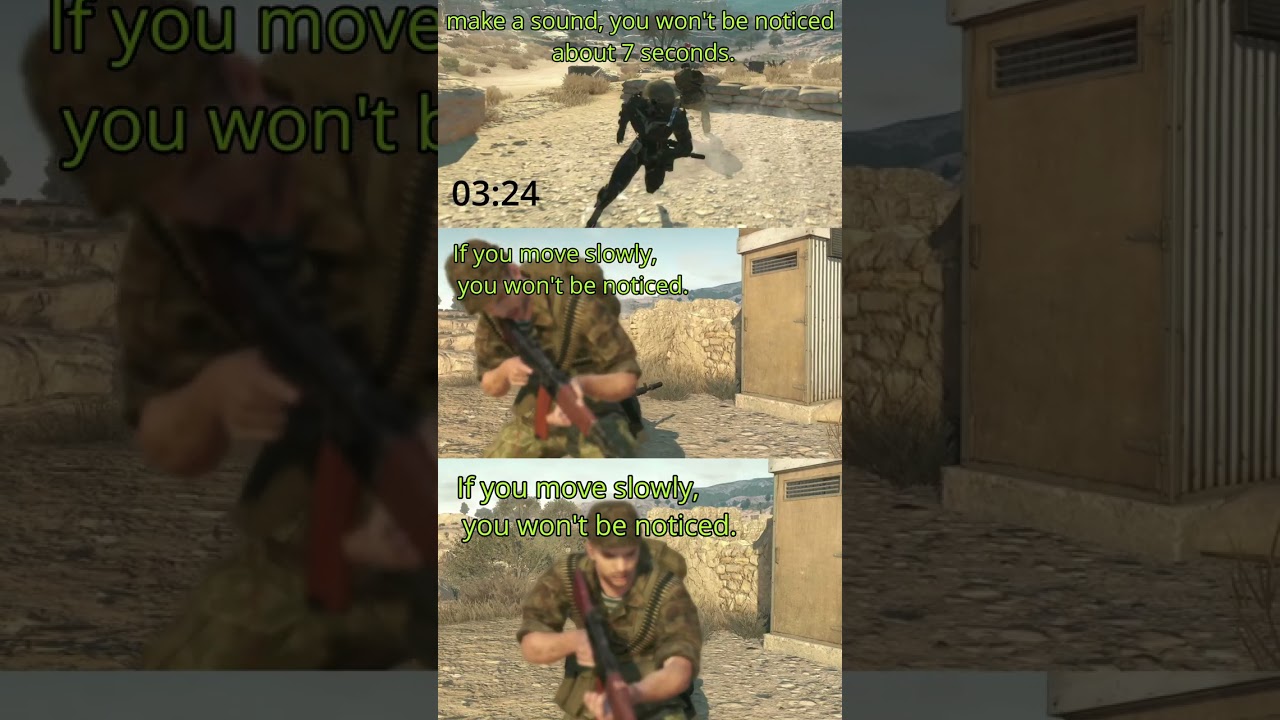 MGS5 Stealth Tips: Master Footstep Distance for Perfect Infiltration #shorts #mgsv #mgsdelta
