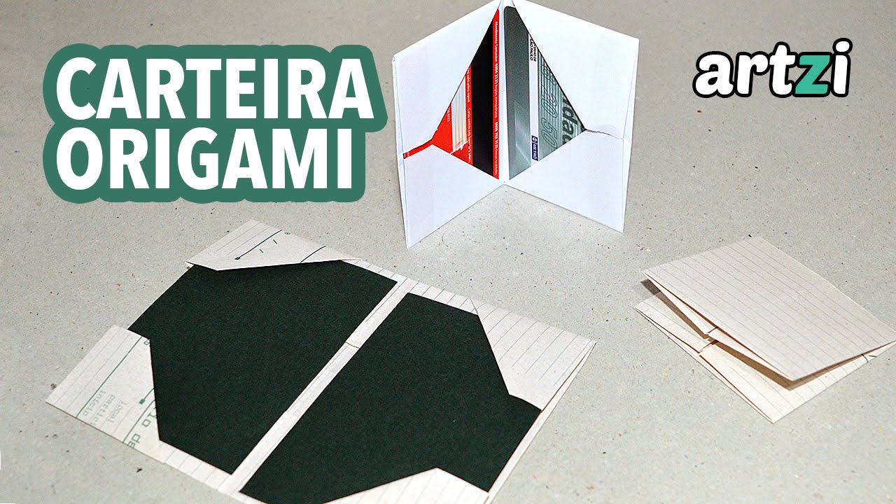 Carteira de Origami Simples e Fácil