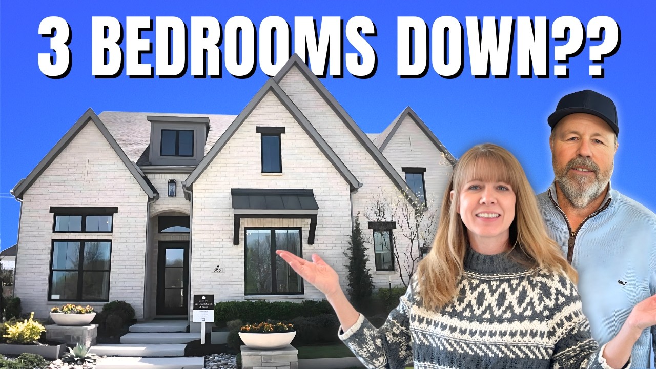 Возможно, это лучшая планировка с тремя спальнями на первом этаже из всех, что мы видели в Далласе!