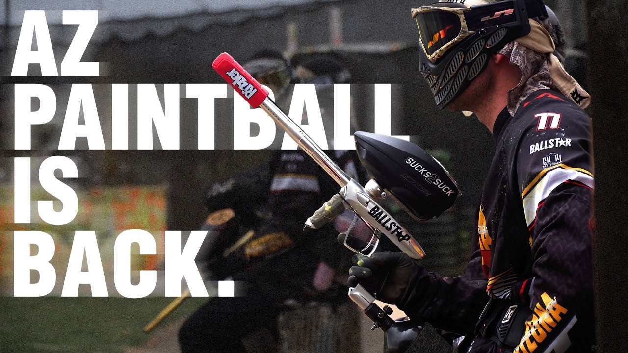 Playing against the best paintball teams in Arizona...