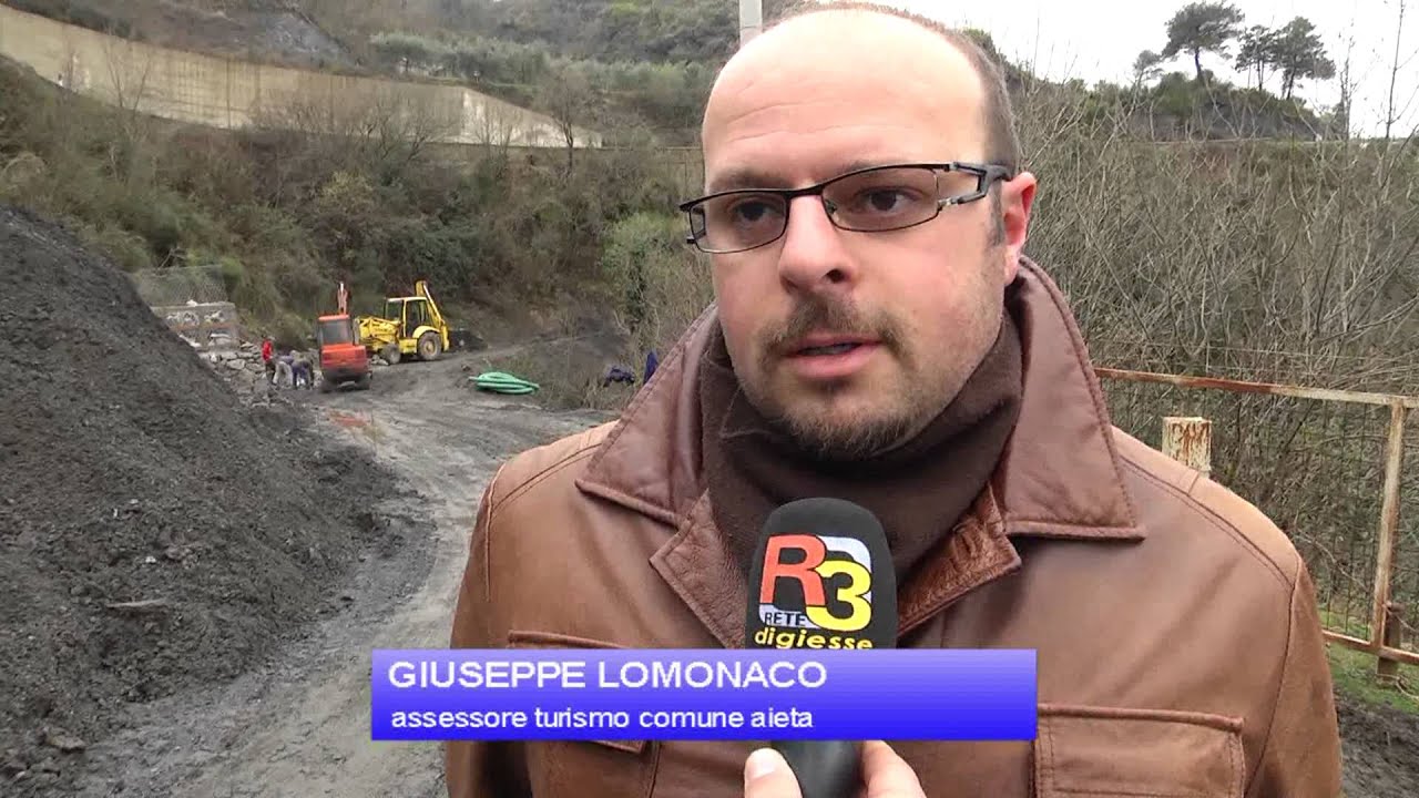 Strada provinciale13, lavori in corso ad Aieta