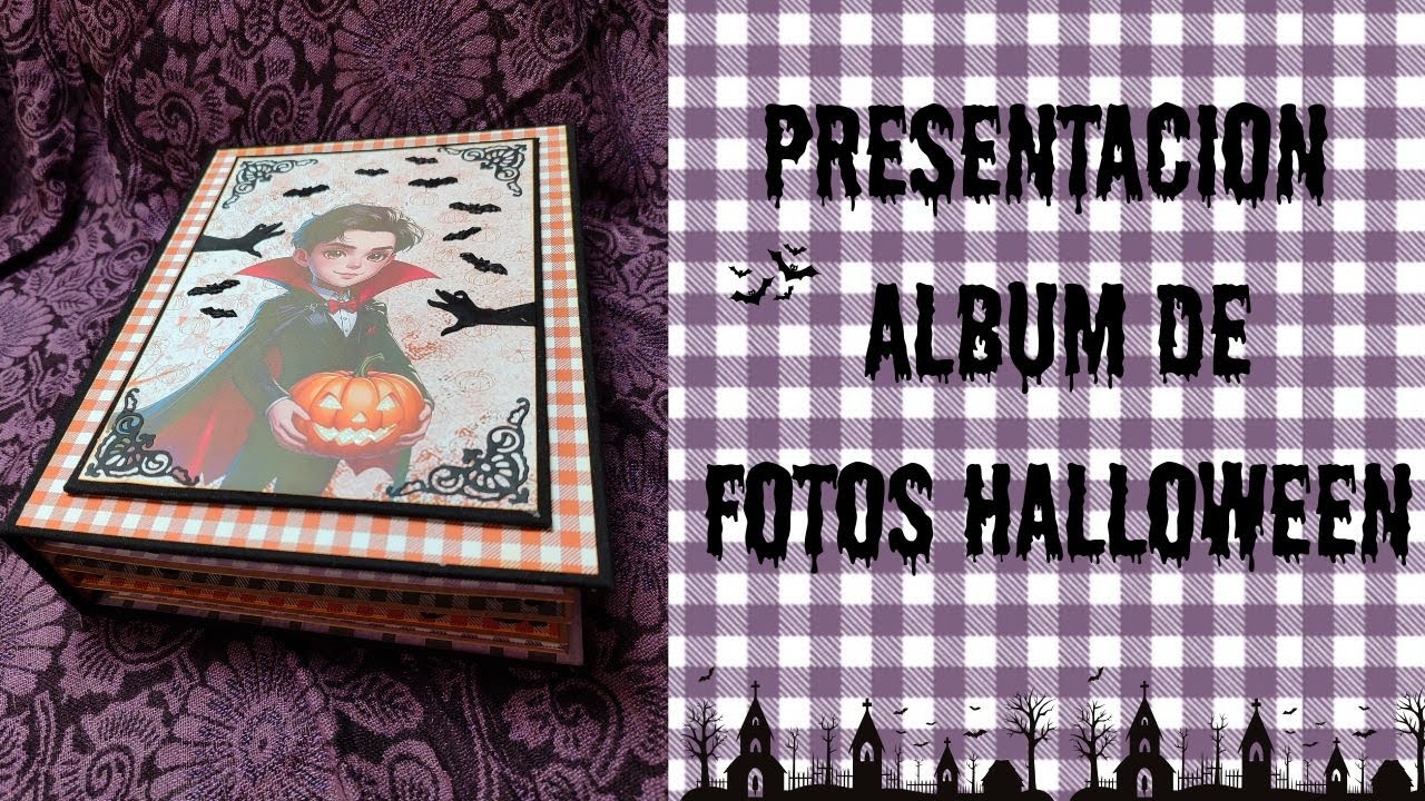 Álbumes de Halloween Hechos a Mano 🎃 | Dos Creaciones de Scrapbook Encantadoras)