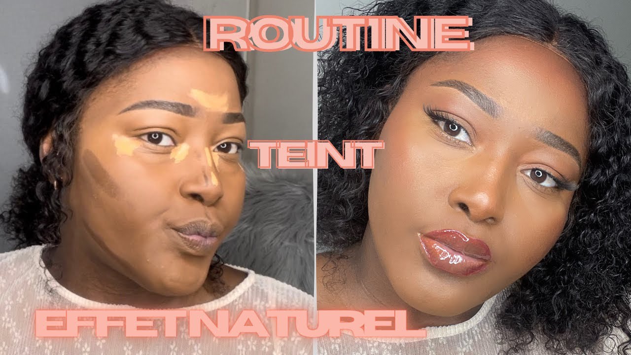 TEINT EFFET NATUREL ( boutons et taches cacher 😶‍🌫️ 🙈)