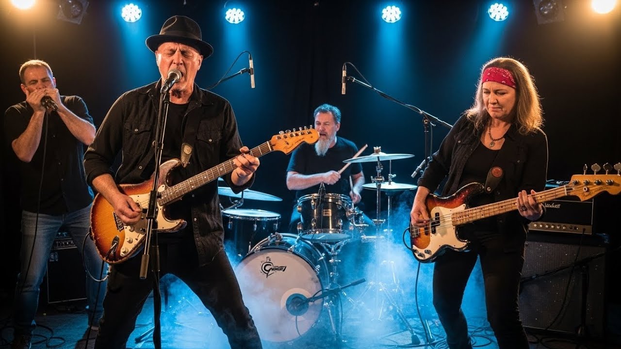 Etta James, Eric Clapton, Hendrix – Soulful Blues Rock Ballads, Nostalgic Retro Blue Heart Echoes