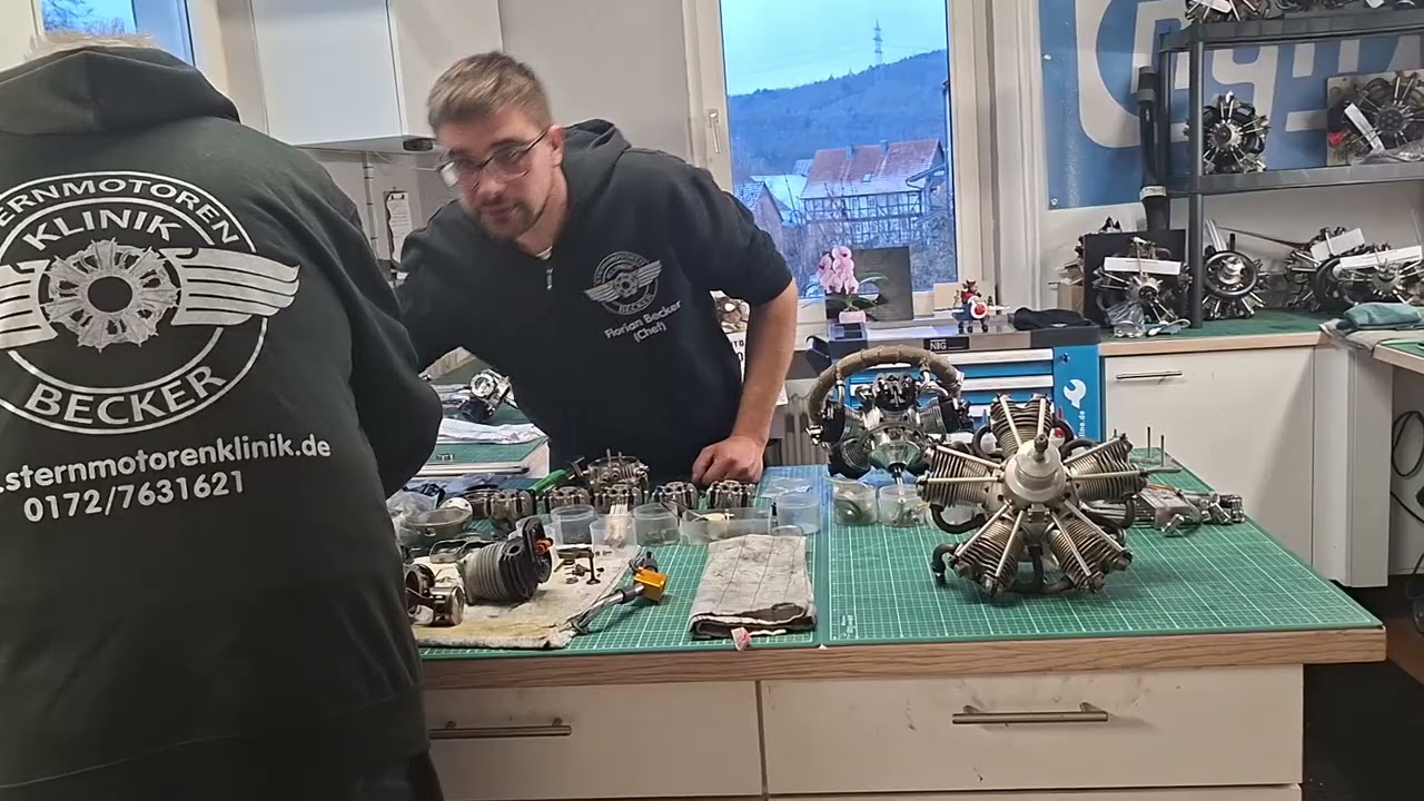Aktuelles aus der Werkstatt #76 UMS 5-180 Endmontage/ Abgerissen Krümmer beim Saito FG 90r3