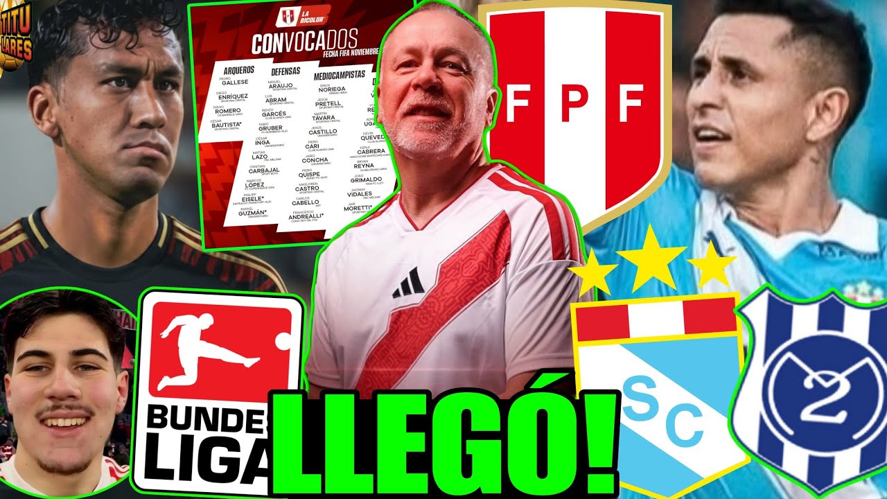 CU&Aacute;NDO SALE LISTA de CONVOCADOS de MANO MENEZES a SELECCI&Oacute;N 🇵🇪? estar&aacute; TAPIA? FELIPE CH&Aacute;VEZ? CRISTAL