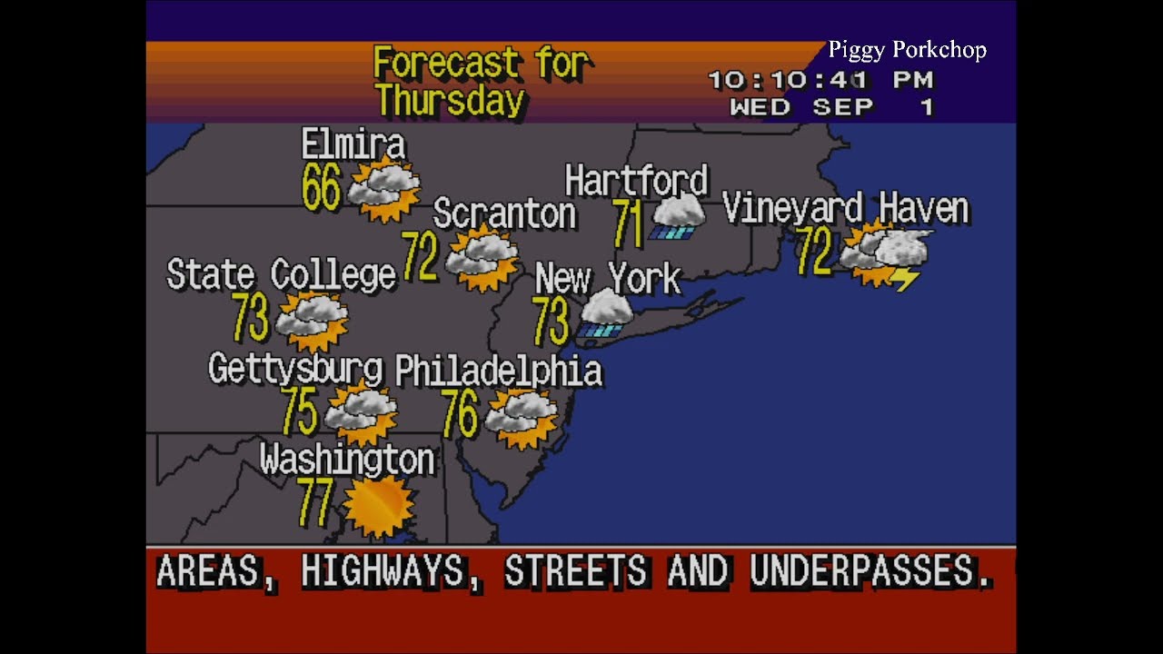 EAS Flash Flood Emergency New York/Southern Connecticut NOAA Weather Radio KWO35 New York City