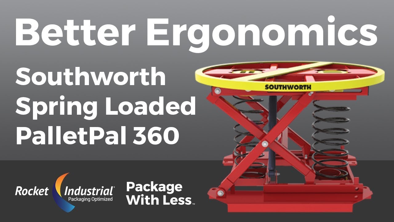 Improve Workplace Ergonomics w/ Lift Tables | Southworth PalletPal 360